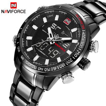 Load image into Gallery viewer, NAVIFORCE Luxury Brand Men LED Quartz Watch